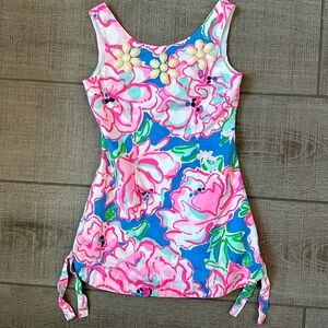 Lily Pulitzer Jeweled Floral Dress